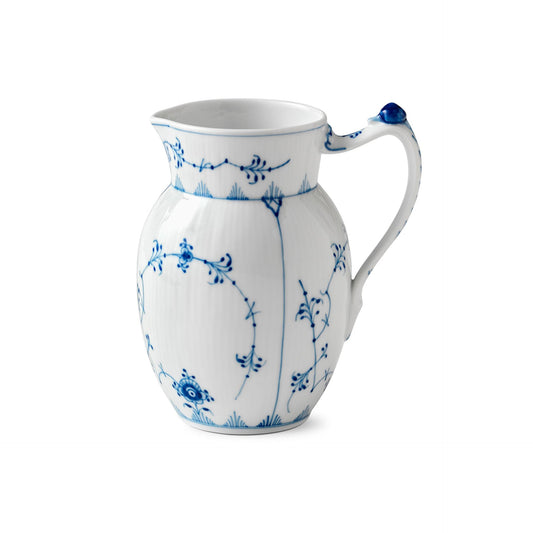 Blue Fluted Plain Jug, 90 cl - US 5505