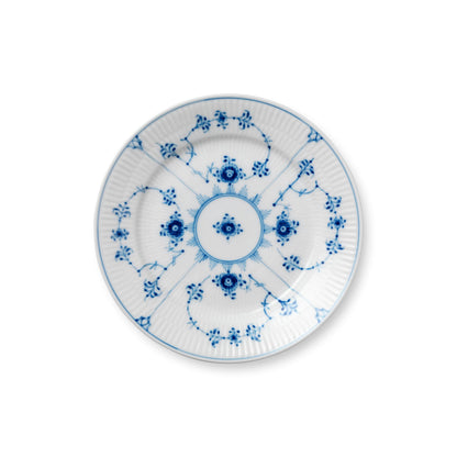 Blue Fluted Plain Plate, 19 cm - US 1810
