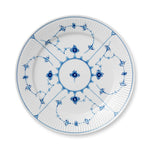 Blue Fluted Plain Plate, 27 cm - US 3456