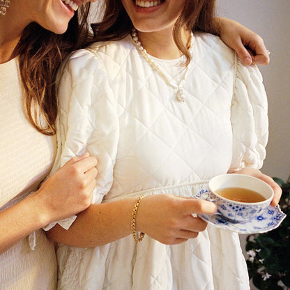 Blue Fluted Full Lace Cup and Saucer, 20 cl - US 3917
