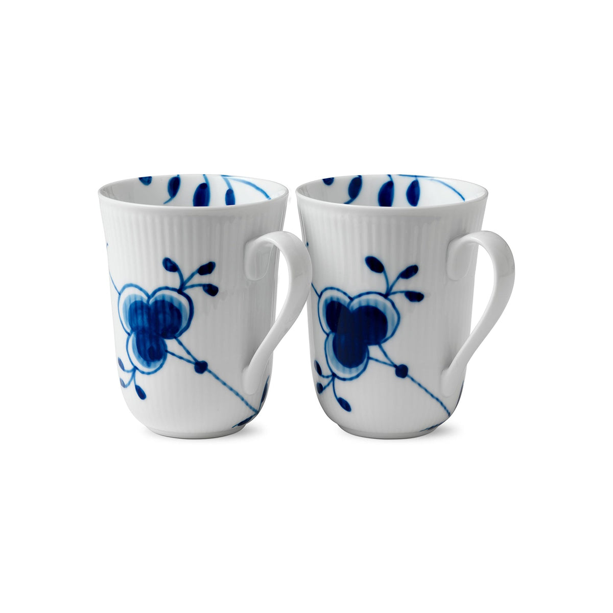Blue Fluted Mega Cup, 36 cl, 2 pcs - US 9902