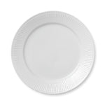 White Fluted Plate, 27 cm - US 4076