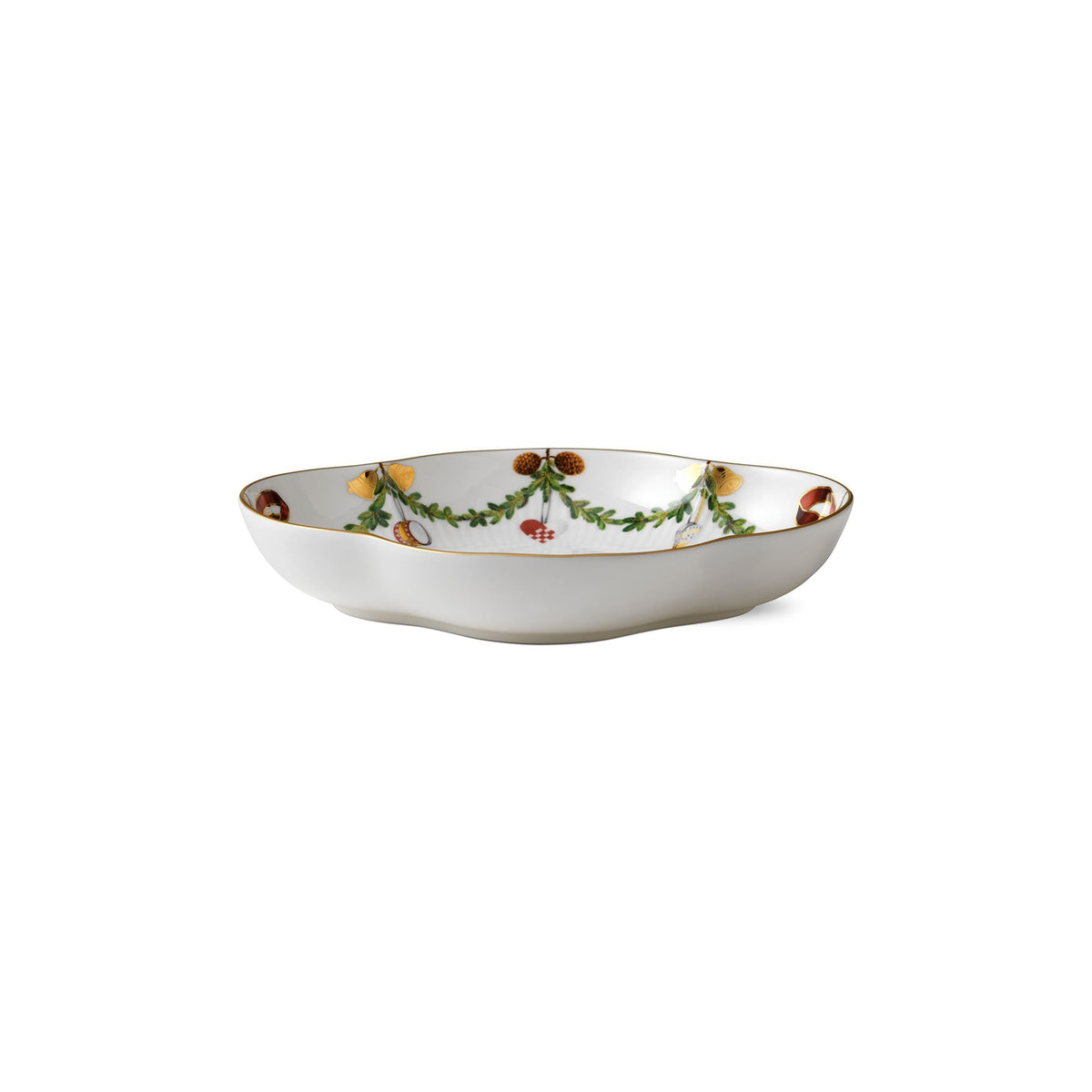 Star Fluted Christmas Dish, 22 cm - US 5929