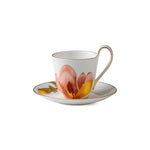 Flora High Handle Cup and Saucer, Magnolia, 27 cl - US 4764