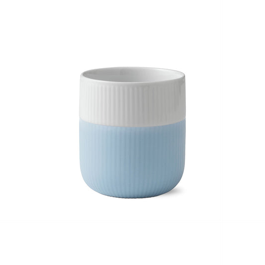 Fluted Contrast Mug, Light Blue, 35 cl - US 2602
