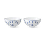Blue Fluted Plain Bowl, 30 cl, 2 pcs - US 8102
