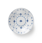 Blue Fluted Plain Deep Plate, 21 cm - US 0013