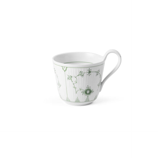 Green Fluted Plain High Handle Cup, 33 cl - US 3420
